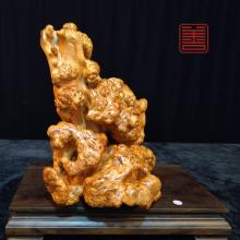 善也堂太行崖柏瘤疤摆件